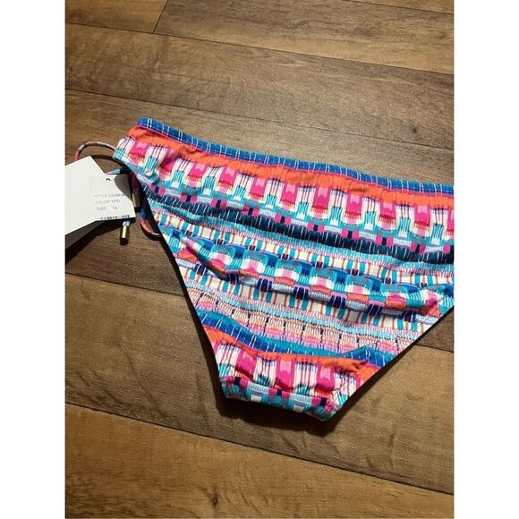 La Blanca Multicolored Patterned Swimsuit Bottom Woman’s Size 12 NEW - Picture 9 of 9